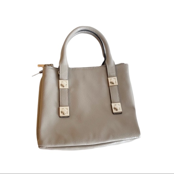 Zara Handbags - Zara Women Grey Crossbody Bag Faux Leather Purse